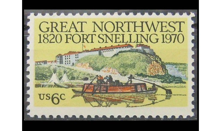 США 1970 г. "150 лет форту Снеллинг, Миннесота"