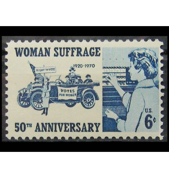 США 1970 г. "50 лет женскому избирательному праву" США 1970 г. "50 лет женскому избирательному праву"