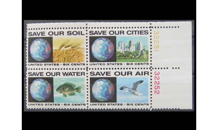 США 1970 г. "Охрана окружающей среды" 