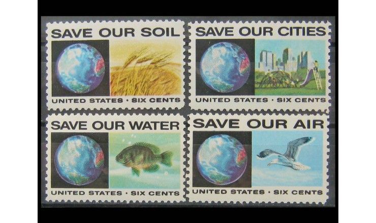 США 1970 г. "Охрана окружающей среды"