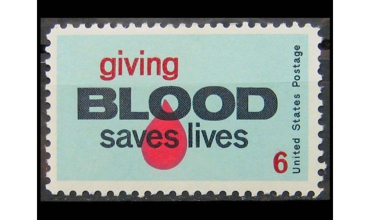 США 1971 г. "Донорство крови"