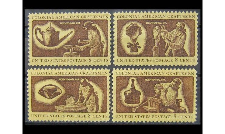 США 1972 г. "200 лет независисмости США: ремесленники"