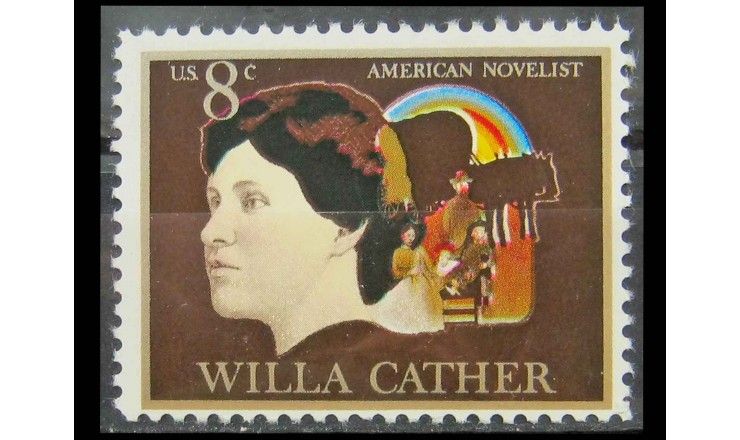 США 1973 г. "Уилла Кэсер, американская писательница"