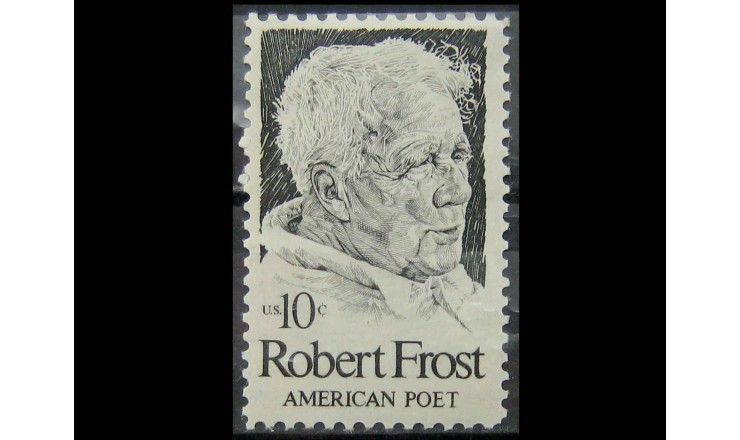 США 1974 г. "100 лет со дня рождения Роберта Фроста"