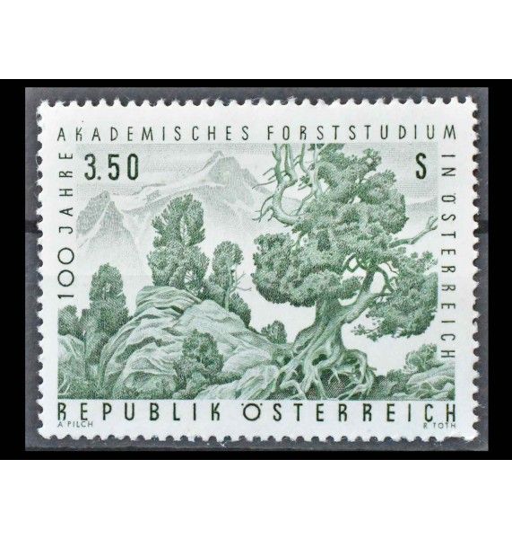 Австрия 1967 г. "Лесоводство"
