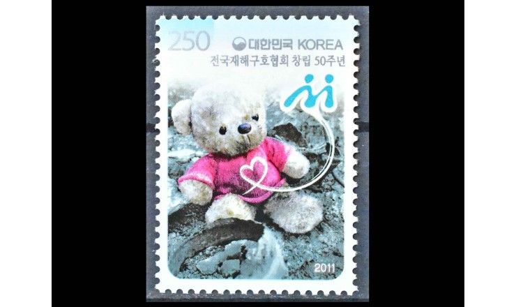 Южная Корея 2011 г. "Плюшевый мишка"