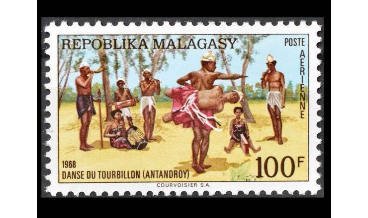 Мадагаскар 1968 г. "Танцы"