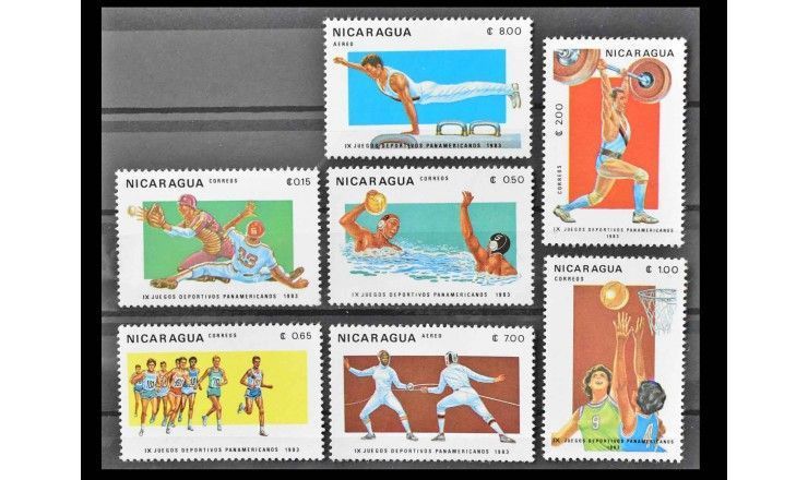 Никарагуа 1983 г. "9-е Панамериканские игры"