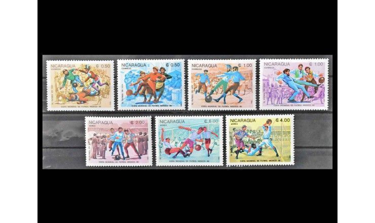 Никарагуа 1985 г. "Чемпионат мира по футболу 1986 г. в Мексике"