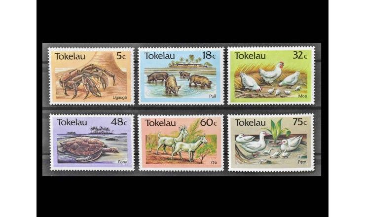 Токелау 1986 г. "Фауна"