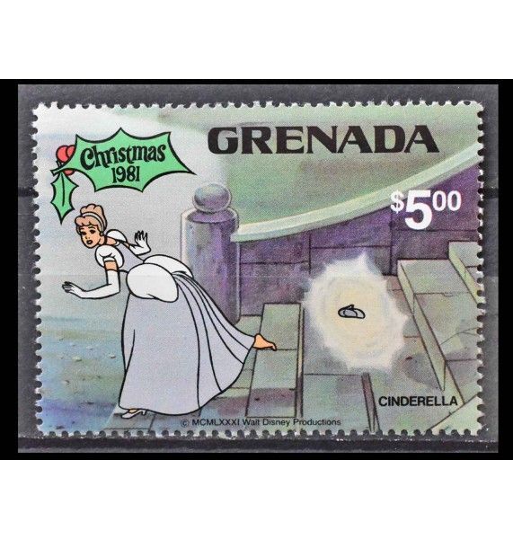 Гренада 1981 г. "Рождество: Персонажи Уолт Диснея"