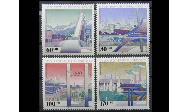 ФРГ 1993 г. "Олимпийские спортивные объекты в Германии"