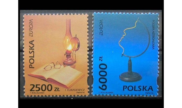 Польша 1994 г. "Европа: Открытия и изобретения"
