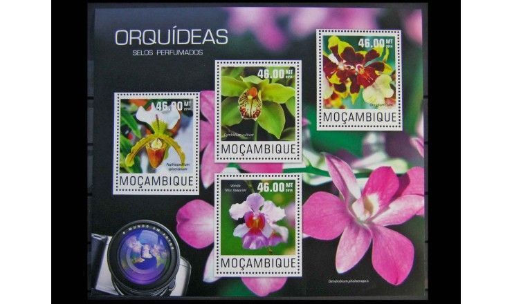 Мозамбик 2014 г. "Орхидеи" 