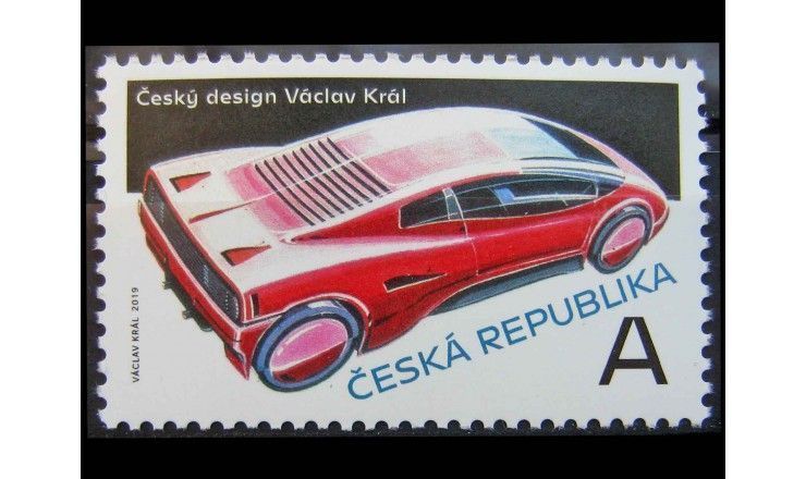 Чехия 2019 г. "Чешский дизайн: Вацлав Краль"