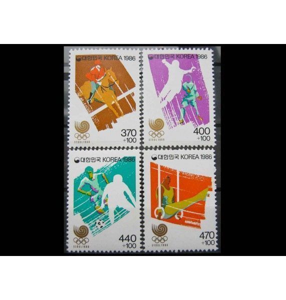 Южная Корея 1986 г. "Летние Олимпийские игры 1988, Сеул"