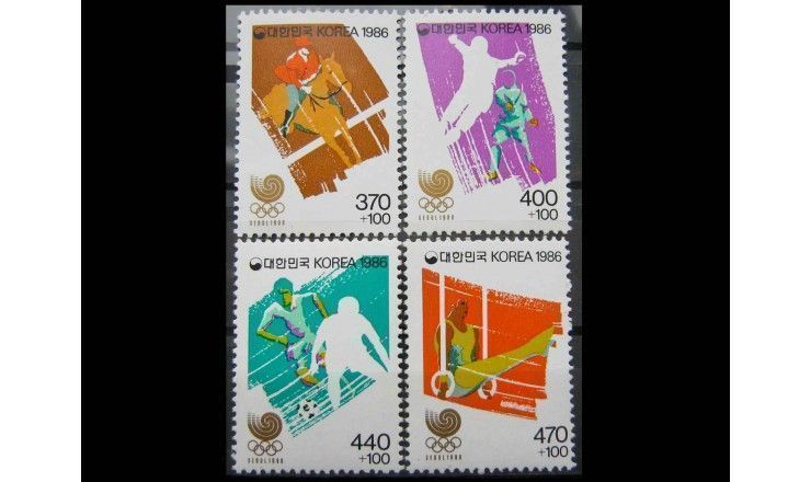 Южная Корея 1986 г. "Летние Олимпийские игры 1988, Сеул"