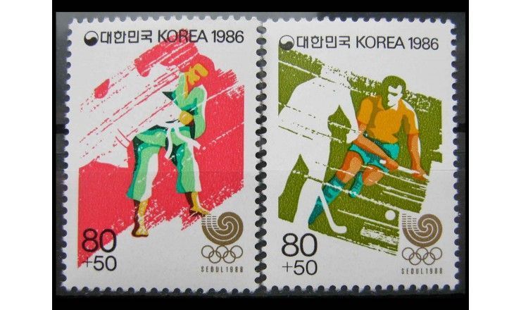 Южная Корея 1986 г. "Летние Олимпийские игры 1988, Сеул" 