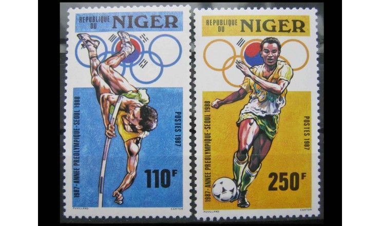 Нигер 1987 г. "Летние Олимпийские игры 1988, Сеул"