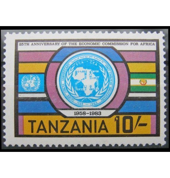 Танзания 1983 г. "25 лет Комиссии Африканского союза"