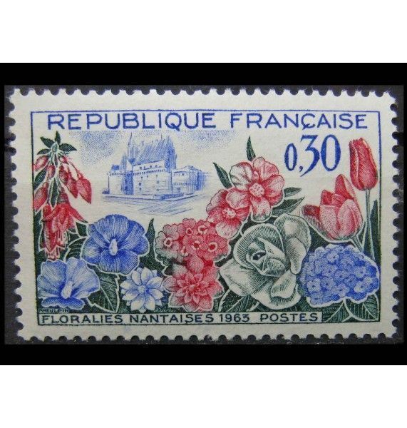Франция 1963 г. "Цветочная выставка, Нант" 