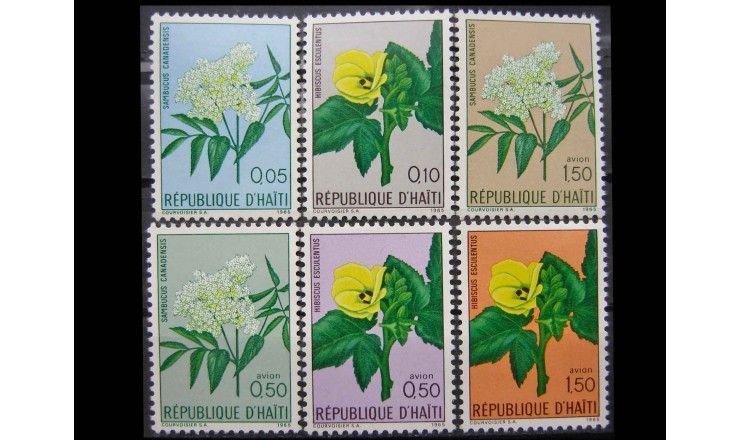 Гаити 1965 г. "Природные растения"