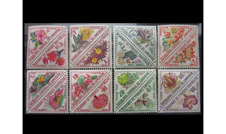 Камерун 1963 г. "Доплатные марки. Цветы"