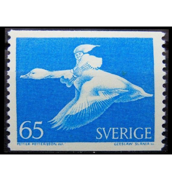Швеция 1971/1976 гг. "Стандартные марки: Нильс Хольгерсон"