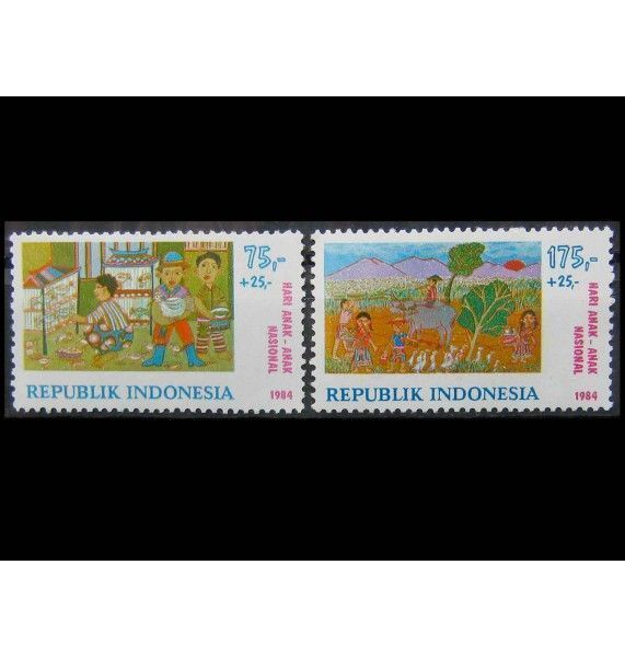 Индонезия 1984 г. "Международный день ребенка"