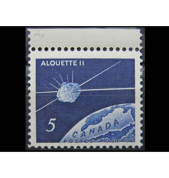Канада 1966 г. "Запуск канадского спутника  «Alouette 2»"