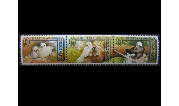 Остров Норфолк 1980 г. "Птицы"