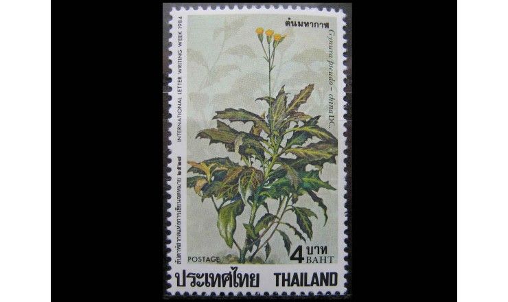 Таиланд 1984 г. "Международная неделя письма: Лекарственные растения"