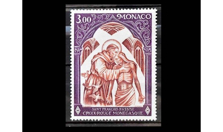 Монако 1972 г. "Святой Франциск Ассизский"