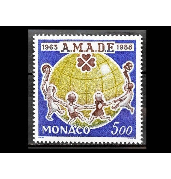 Монако 1988 г. "25 лет Всемирной ассоциации друзей детей"