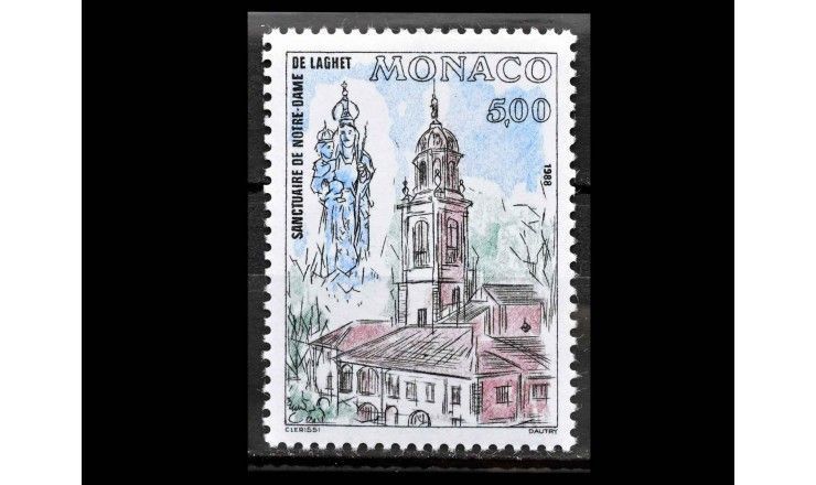 Монако 1988 г. "Монастырь Нотр-Дам-де-Лагет"