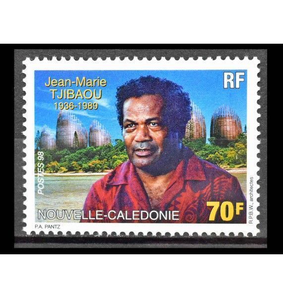 Новая Каледония 1998 г. "Политик Жан-Мари Тжибау"