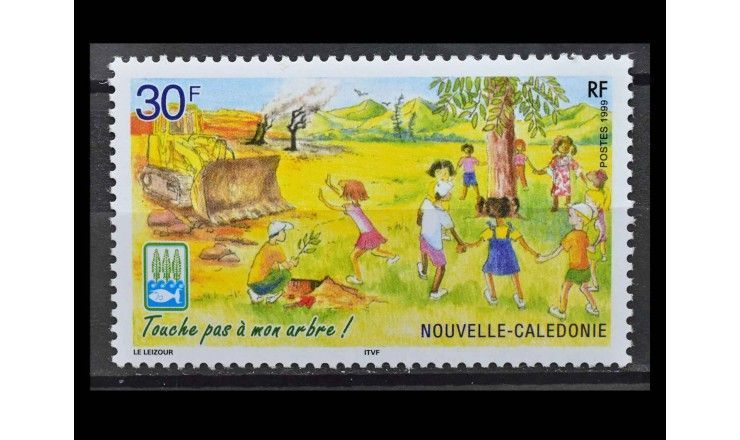 Новая Каледония 1999 г. "Дети на природе"