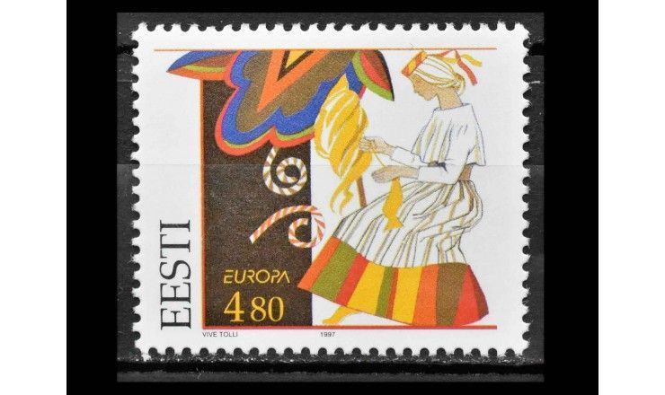 Эстония 1997 г. "Европа: Саги и легенды"
