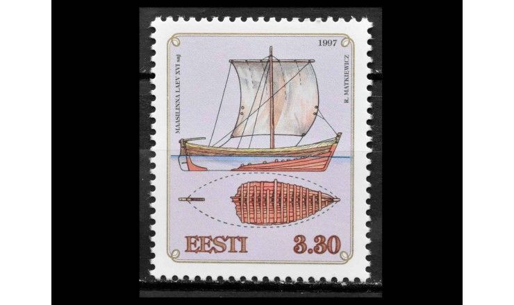 Эстония 1997 г. "Старинные корабли на Балтийском море"