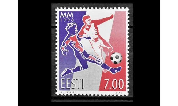 Эстония 1998 г. "Чемпионат мира по футболу, Франция"
