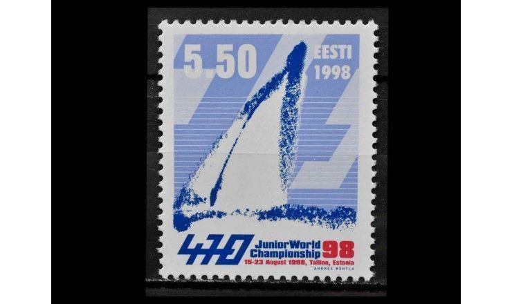 Эстония 1998 г. "Парусник"