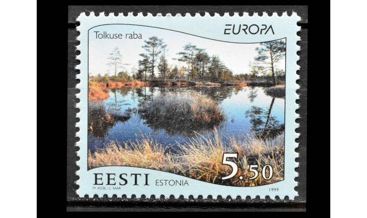Эстония 1999 г. "Европа: Природа и национальные парки"
