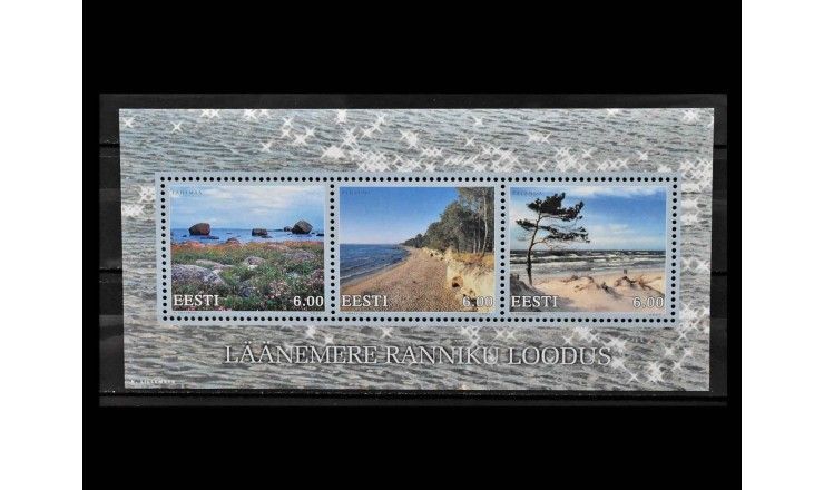 Эстония 2001 г. "Природа побережья Балтийского моря" 