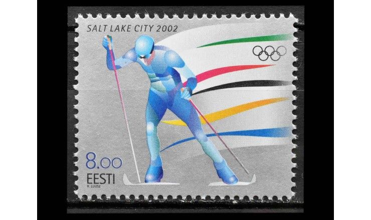 Эстония 2002 г. "Зимние Олимпийские Игры, Солт Лейк Сити"