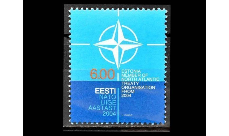 Эстония 2004 г. "Присоединение Эстонии к НАТО"