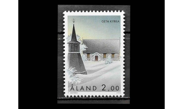 Аландские острова 1995 г. "Церковь, Гета"