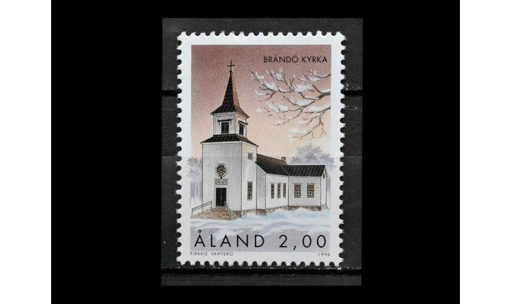 Аландские острова 1996 г. "Церковь на острове Брандо"