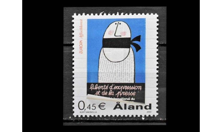 Аландские острова 2003 г. "Европа: Плакаты"