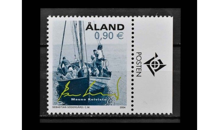Аландские острова 2004 г. "Мои Аланды: Лодка" (купон)
