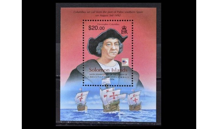 Соломоновы Острова 2006 г. "500 лет со дня смерти Христофора Колумба"